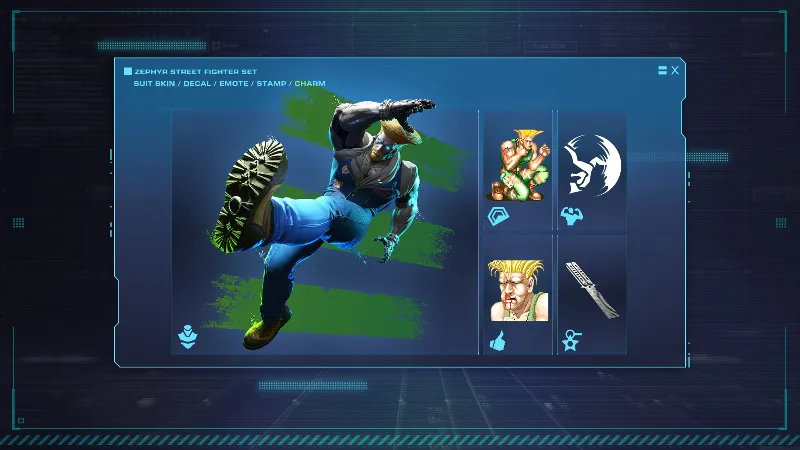 Zephyr Street Fighter Set XBOX