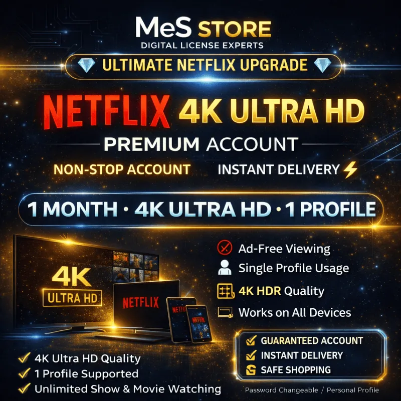 NETFLIX PREMIUM 4K ULTRA HD | 1 ПРОФИЛЬ | ПОЛНАЯ ГАРАНТИЯ