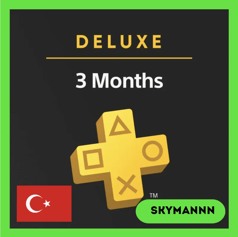 PlayStation PS PLUS DELUXE | 3 МЕСЯЦА ТУРЦИЯ | БЫСТРО