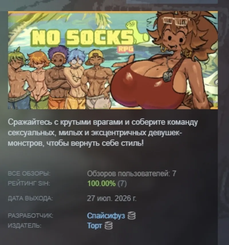 No Socks RPG АВТОДОСТАВКА STEAM GLOBAL МГНОВЕННО ЛИЦЕНЗИЯ