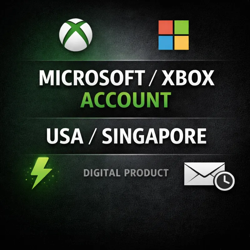 АККАУНТ MICROSOFT / XBOX (США / СИНГАПУР)