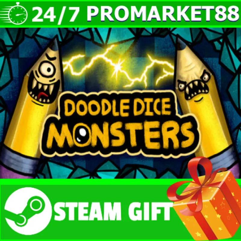 ВСЕ СТРАНЫ+РОССИЯ Doodle Dice Monsters STEAM GIFT