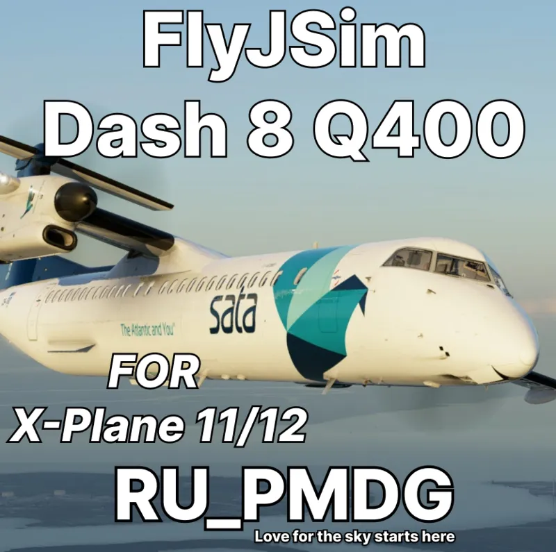 FlyJSim Dash 8 Q400 for X-Plane 11/12