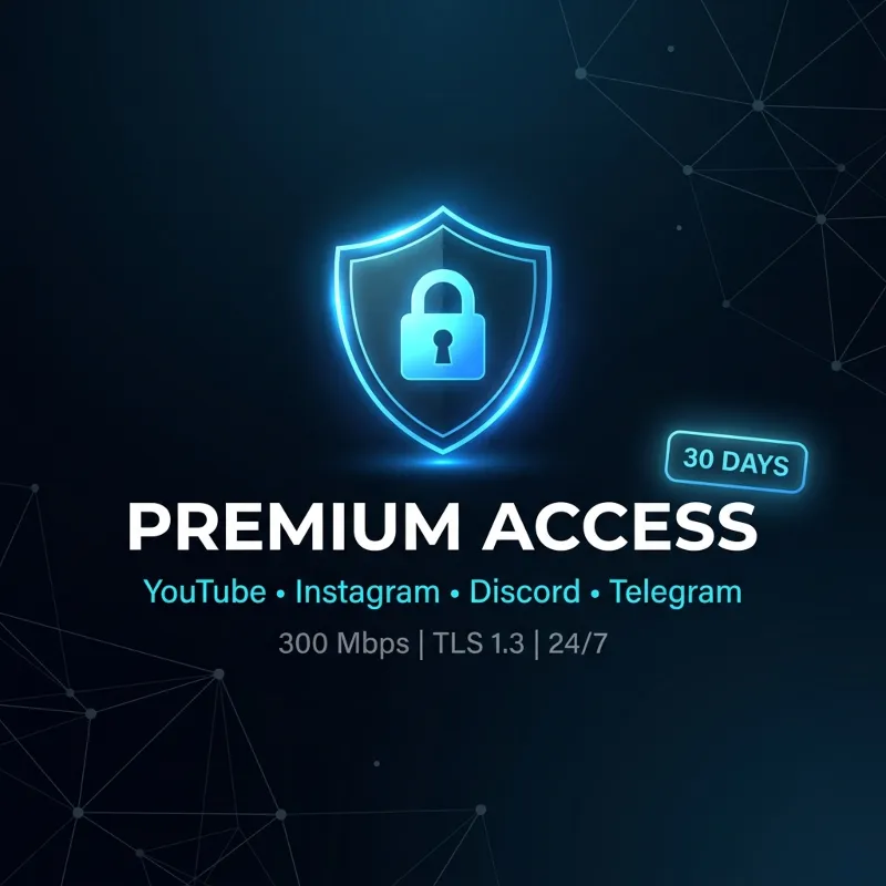 Доступ без ограничений Telegram YouTube Discord 30 дней