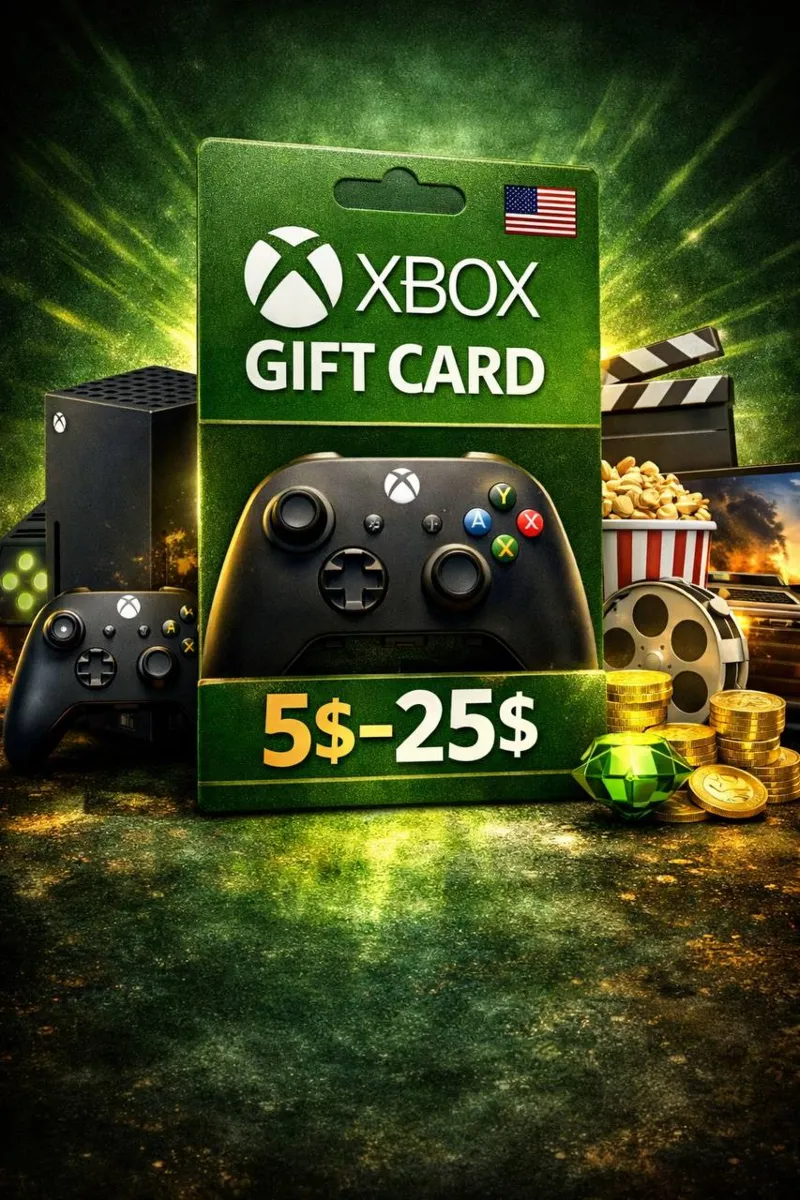Xbox Gift Card US | Цифровой код | $5–$25