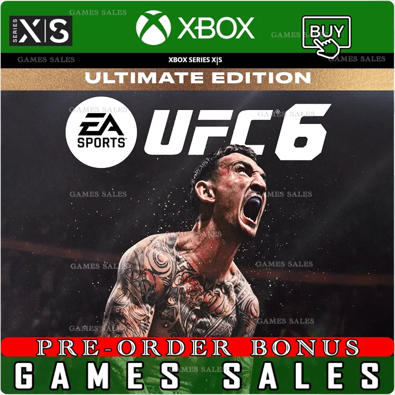 UFC® 6 ULTIMATE EDITION XBOX SERIES X|S ПРЕДЗАКАЗ С БОНУСАМИ