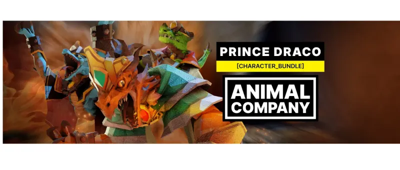 Prince Draco Character Bundle animal Animal Company oculus quest 2 3 3s / meta quest
