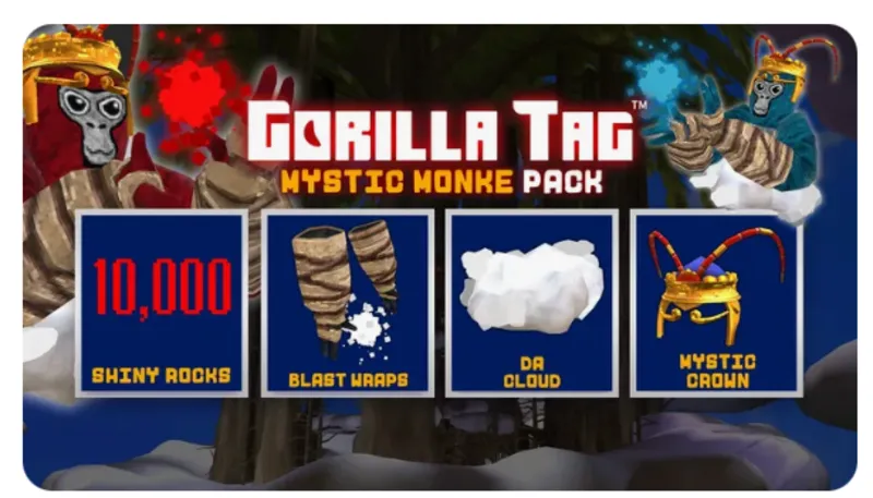Купить Mystic Monke Pack gorilla tag oculus quest 2 / 3/ 3s meta quest