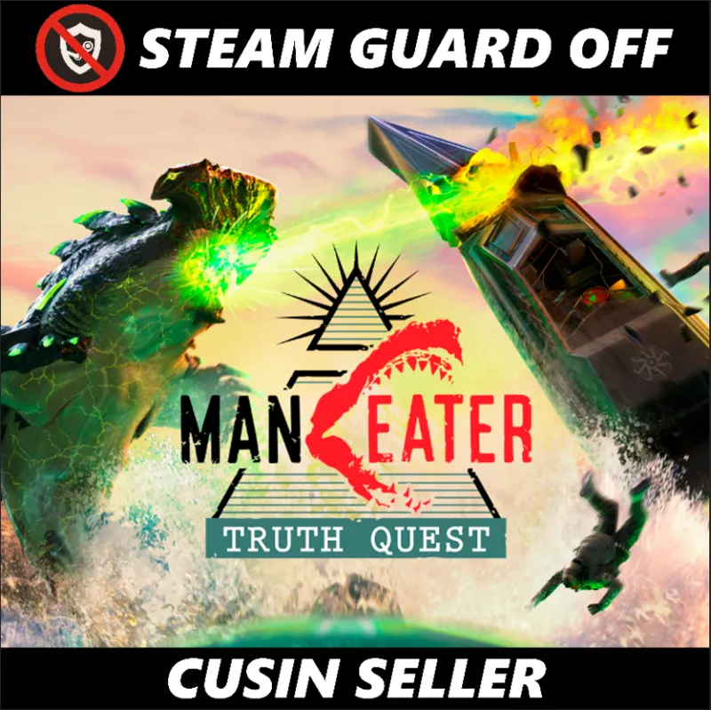 Maneater + DLC: Truth Quest | Оффлайн аккаунт | Без Guard