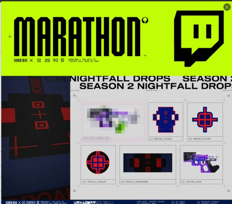 Marathon 5/5 Сезон 2 "Сумерки" - Передача движка Magnum Twitch Drop