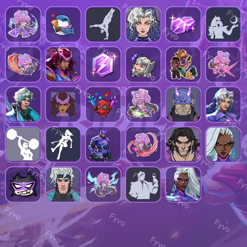 Marvel Rivals Твич Дропс 29 Предметов Twitch Drops