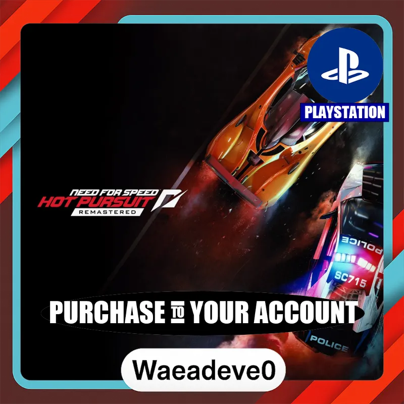 Need for Speed Hot Pursuit Remastered – PlayStation (PSN) – Purchase in Your Account
