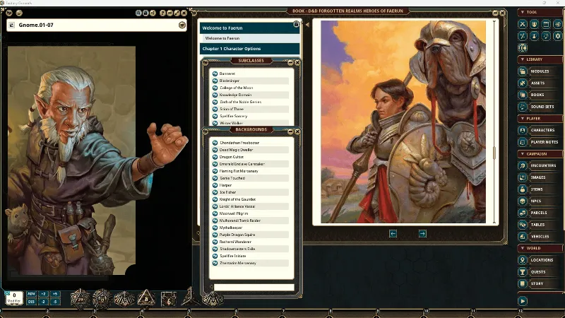 Fantasy Grounds - Dungeons & Dragons Forgotten Realms Heroes of Faerun