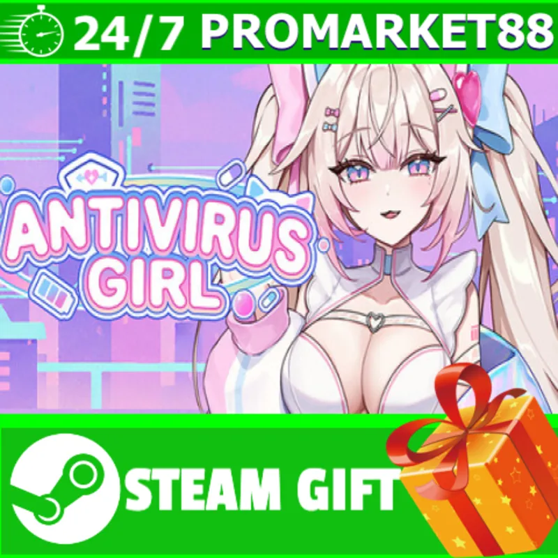 ВСЕ СТРАНЫ+РОССИЯ Antivirus Girl STEAM GIFT