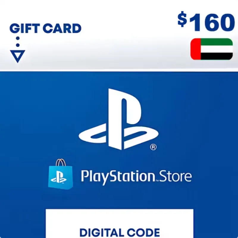 PlayStation Network Card PSN 160 USD (UAE) (PlayStation/AE)