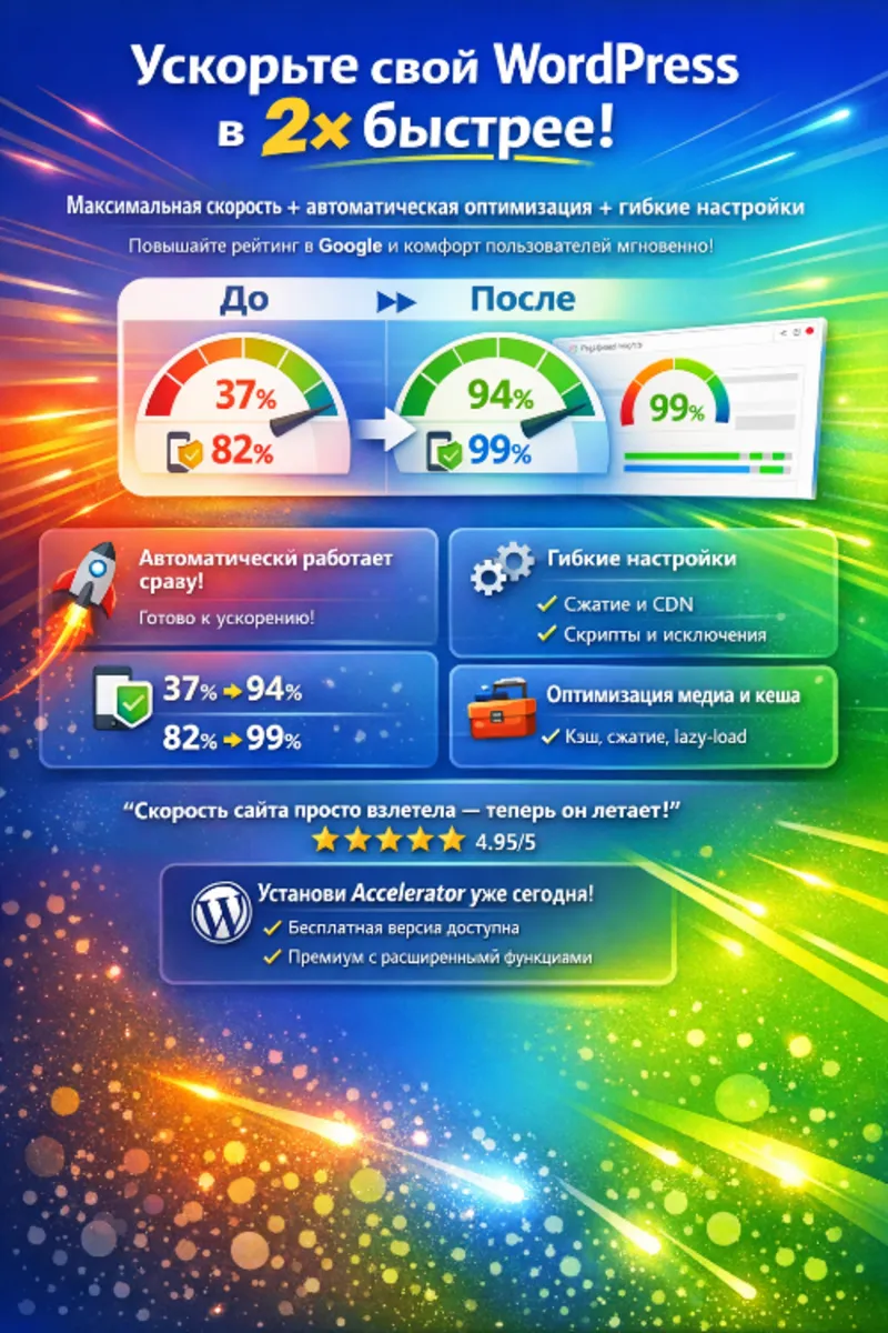 [WP] Seraphinite Акселератор - ускоритель для сайта на WordPress 2.29.14