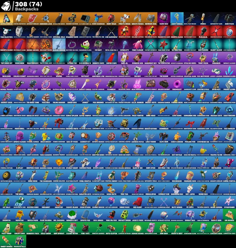 Мгновенный доступ • FN (все платформы) • 227 skins • 1400 VB • Полный доступ
