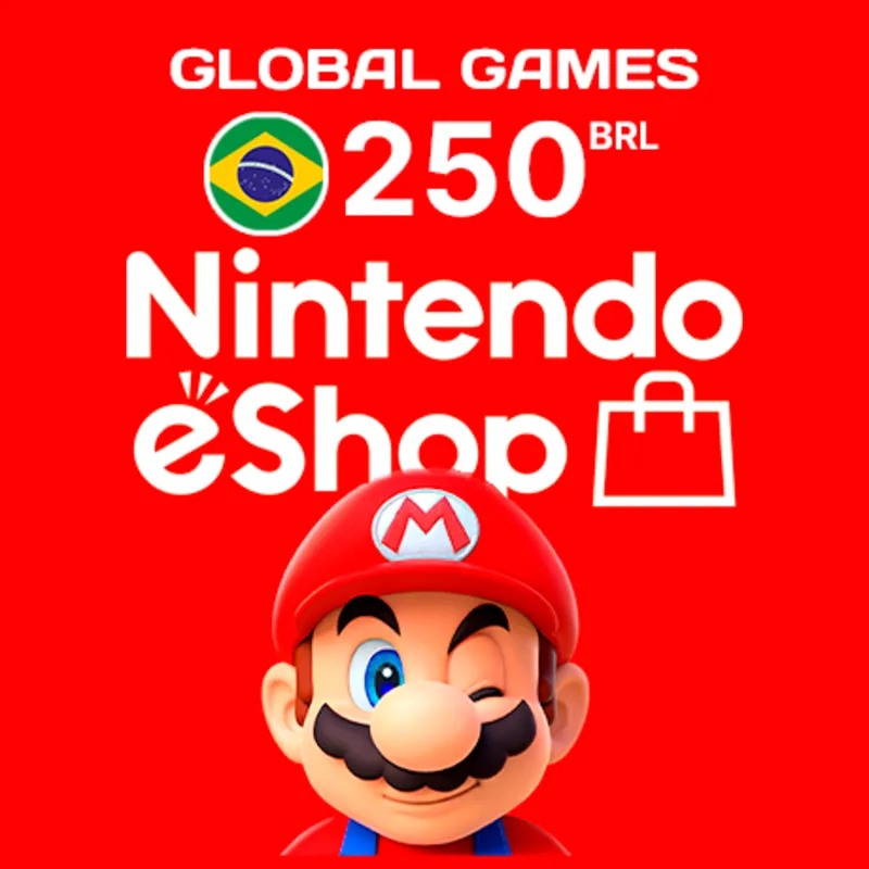 NINTENDO eSHOP 250 BRL Бразилия КАРТА ПОПОЛНЕНИЯ