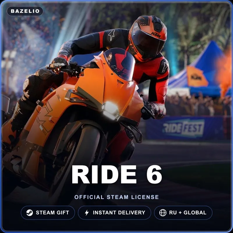 RIDE 6 (Steam Gift) · РФ и весь мир · Автодоставка 24/7