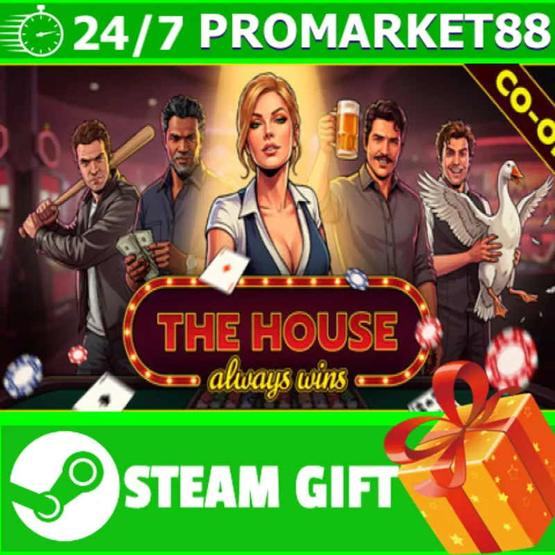 ВСЕ СТРАНЫ+РОССИЯ The House Always Wins STEAM GIFT