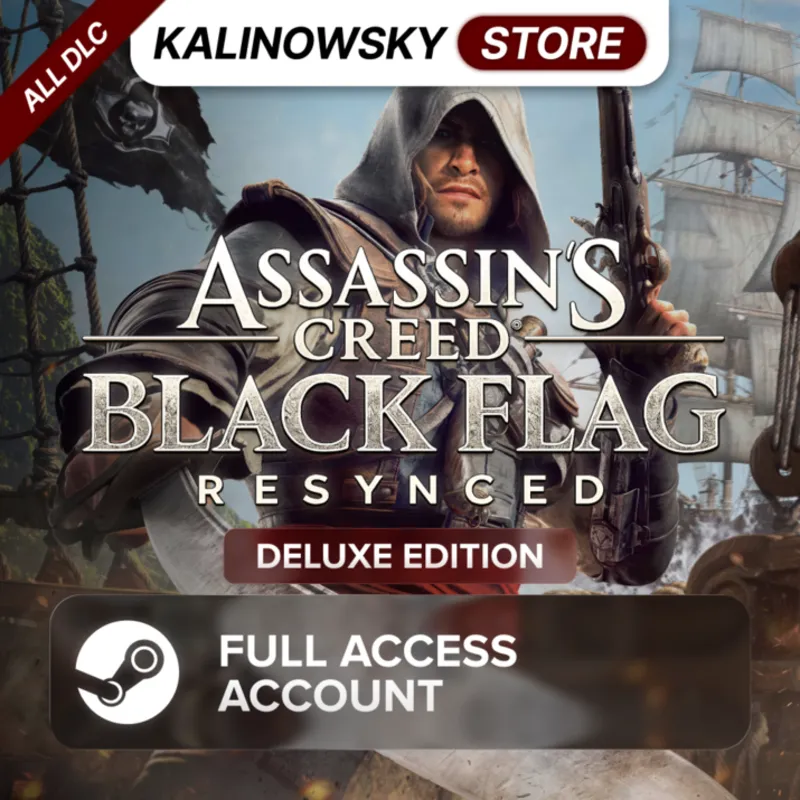 ASSASSIN'S CREED BLACK FLAG RESYNCED DELUXE EDITION — ПОЛНЫЙ ДОСТУП