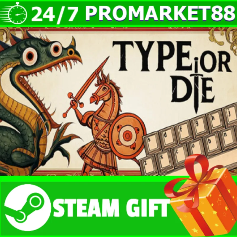 ВСЕ СТРАНЫ+РОССИЯ Type or Die STEAM GIFT