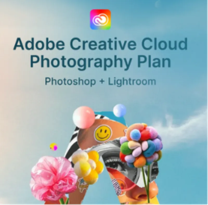 ADOBE PHOTOSHOP +LIGHTROOM 1 МЕСЯЦ 1000 КРЕДИТОВ с возможностью продления