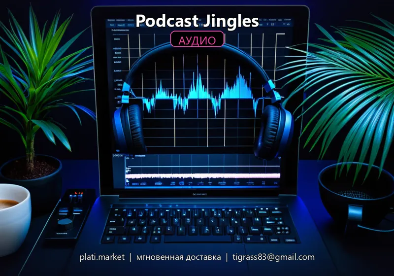 Podcast Jingles — 50+ джинглов + 20 transitions, Royalty-Free