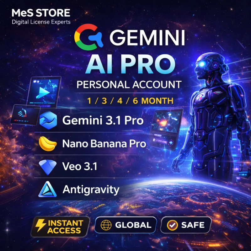 Google Gemini (AI Pro) | ЛИЧНЫЙ АККАУНТ 6M | ANTIGRAVITY PRO | VEO 3.1 & BANANA PRO