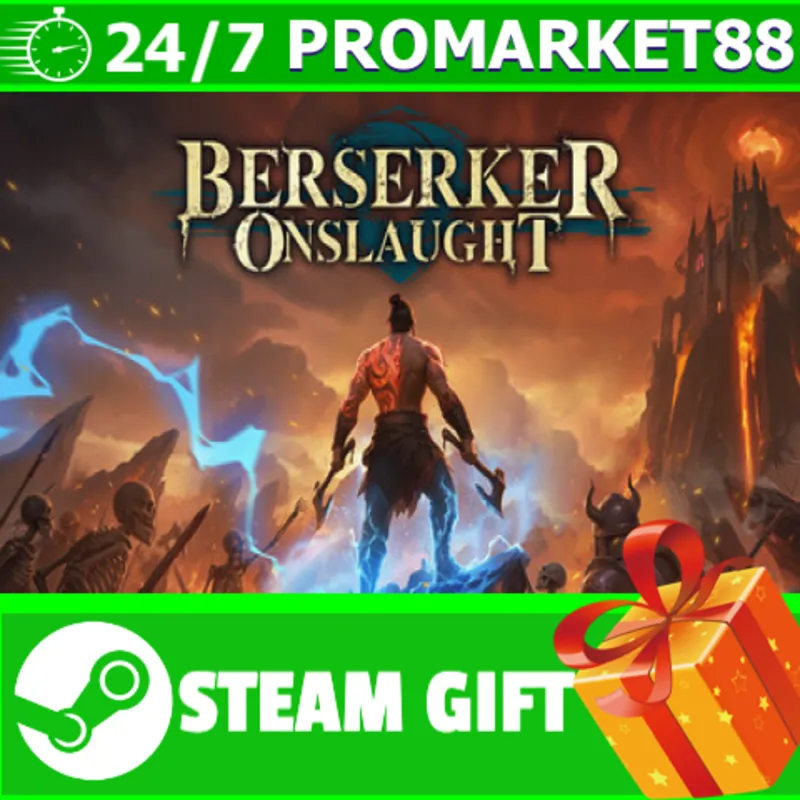ВСЕ СТРАНЫ+РОССИЯ Berserker Onslaught STEAM GIFT