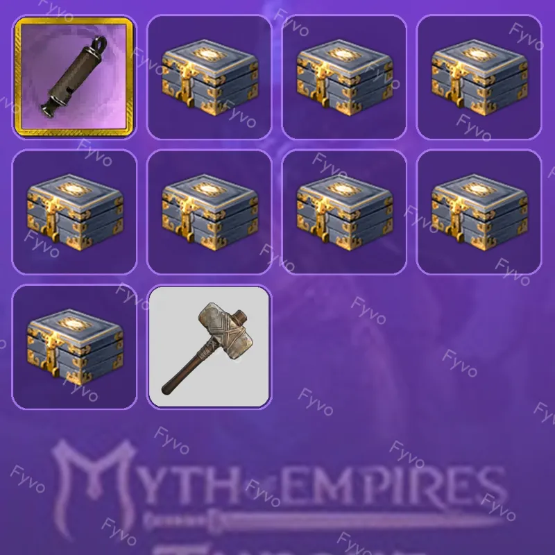 Myth of Empires: Throne Твич Дропс 10 Предметов Twitch Drops