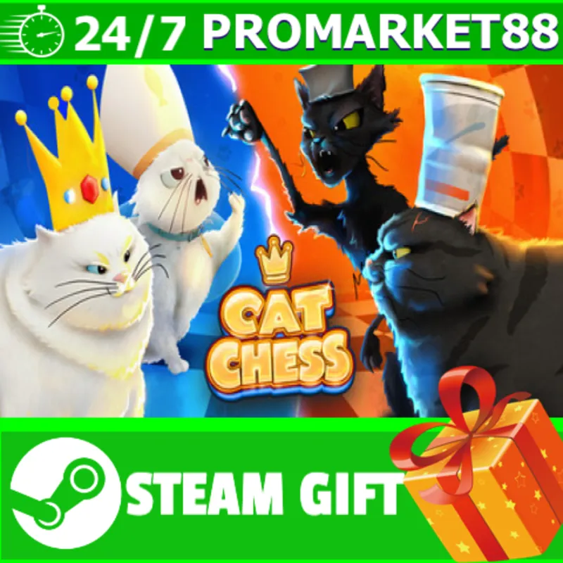 ВСЕ СТРАНЫ+РОССИЯ Cat Chess STEAM GIFT