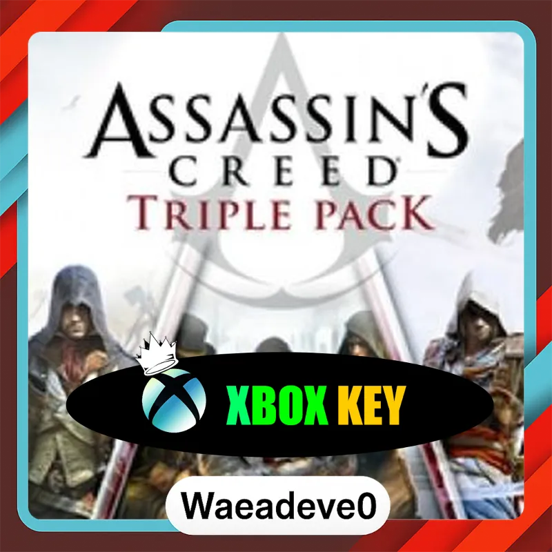 Assassin's Creed Triple Pack: Black Flag, Unity, Syndicate (Xbox One) Xbox Live Key E