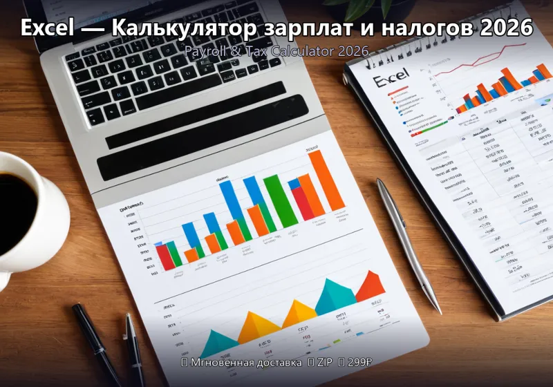 Excel — Калькулятор зарплат и налогов 2026 | Payroll &amp; Tax Calculator