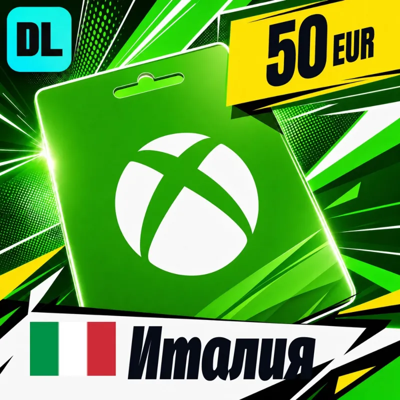 Xbox Gift Card Италия 50 EUR цифровой код — автовыдача 24/7