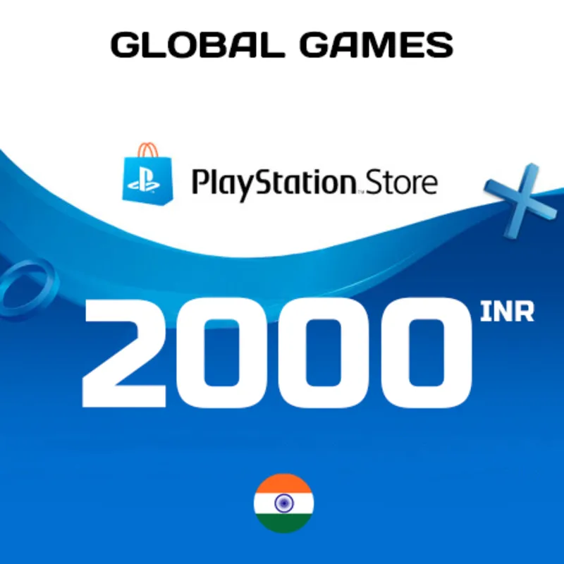 Карта PlayStation PSN 2000 INR Индия КОД ПОПОЛНЕНИЯ
